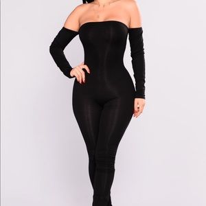 Fashionnova off shoulder jumpsuit